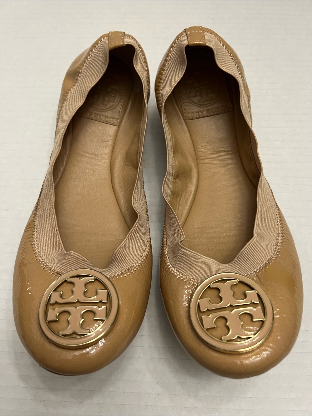 Tory Burch Women's Tan Ballet Flats